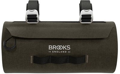 Brooks England Scape Handlebar Pouch - Mud Green - 3 Litres, Mud Green